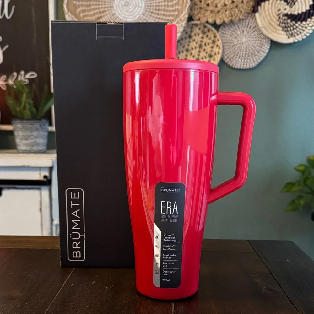 BRÜMATE MARASCHINO CHERRY RED 40oz ERA TUMBLER LIMITED EDITION! New!!